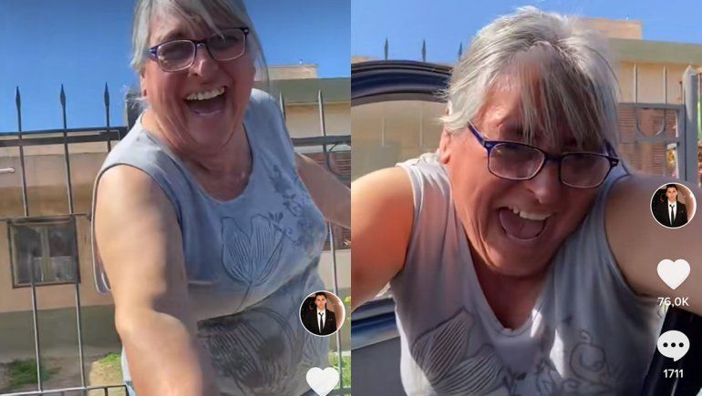 Un allense es viral en Tik Tok: se compró su primer auto y sorprendió a su mamá