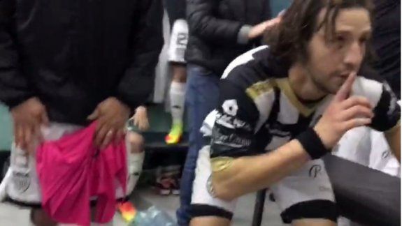 Mirá cómo festejaron los jugadores del albinegro en el  vestuario 