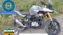 La moto BMW había sido robada en Cipolletti, y apareció un año después chocada en Villa Manzano.&nbsp;