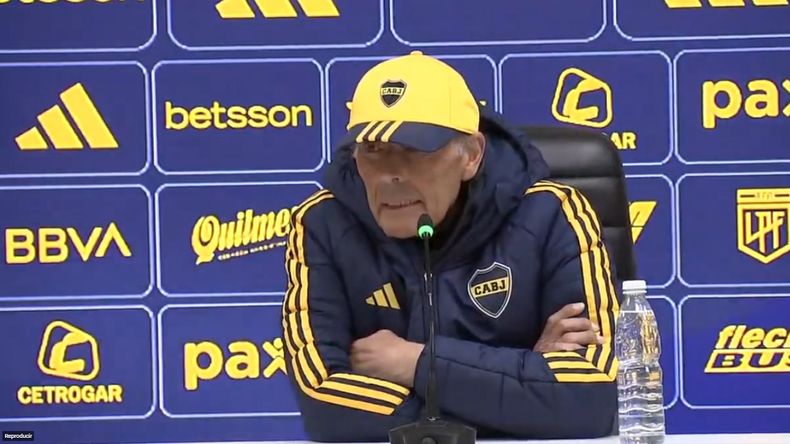 Miguel Ángel Russo dio una conferencia de prensa sorpresiva: Dejen tranquilo a mi hijo