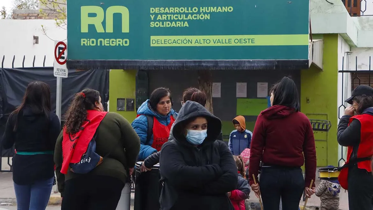 La delegación local de Desarrollo Humano es objeto con frecuencia de reclamos por distintas organizaciones sociales.
