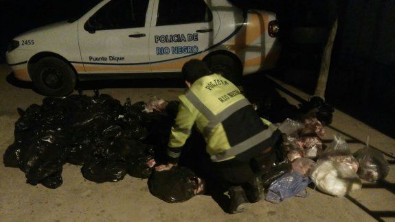 Decomisaron 500 kilos de carne vacuna y chacinados