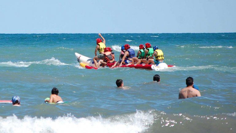 La banana no pasa de moda. El paseo dura 20 minutos y cuesta $170.