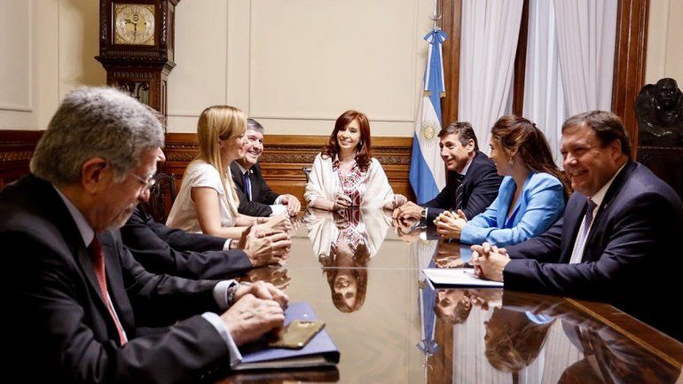 Alberto y Cristina, en su primera reunión legislativa