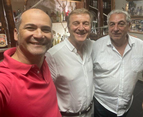 Tortoriello junto al diputado provincial de Juntos por el Cambio