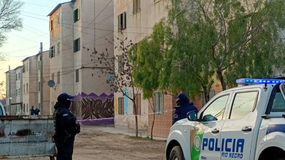 Un violento episodio se registró esta mañana en Allen. Una mujer apuñalada, un policía herido y un agresor fallecido.
