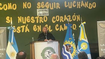 El titular de CRA,  Carlos Castagnani, participó este fin de semana de la Expo de Puerto San Julián. 