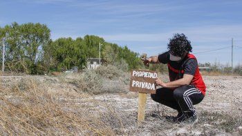 vecinos hacen guardia para que no les tomen sus terrenos