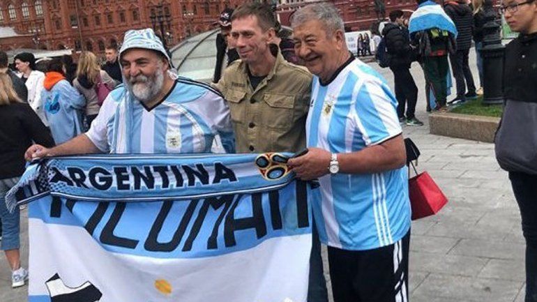 Así se vivió la previa Albinegra en Rusia