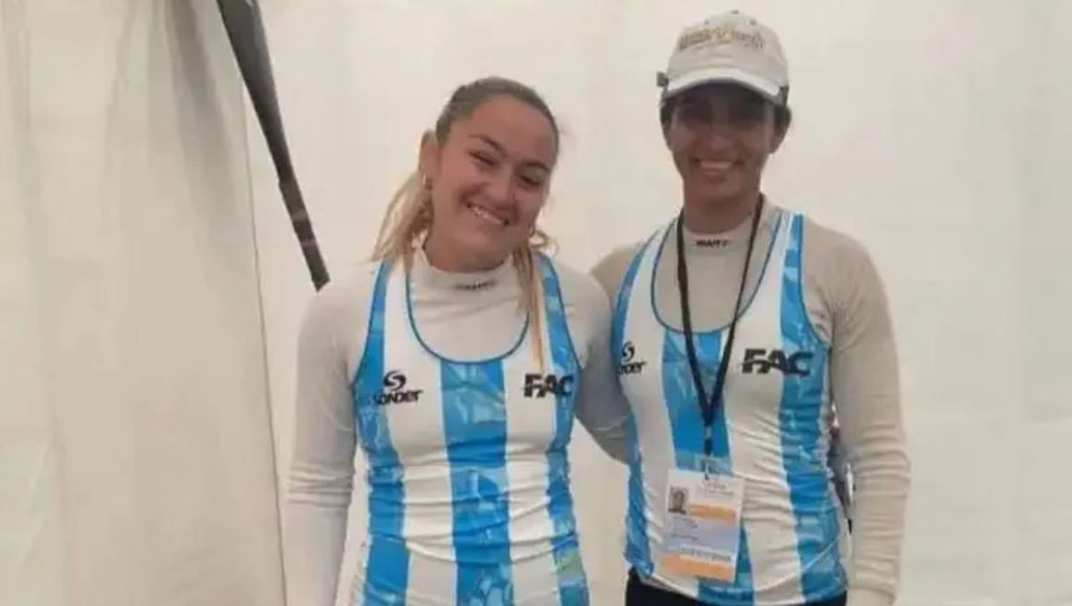 Juliana Otero y Cecilia Collueque, en el Mundial de Dinamarca.