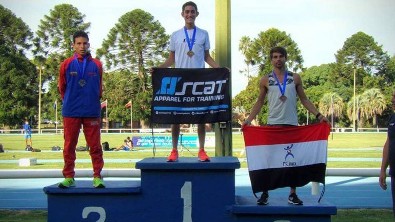 Tony Ruiz y su primera medalla sudamericana