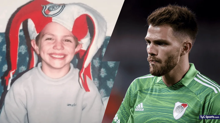Centurión fue hincha de River desde pequeño.