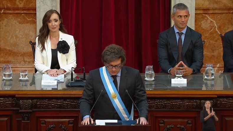 La tensión entre Javier Milei y Victoria Villarruel quedó expuesta en la apertura de sesiones del Congreso.