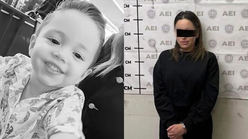 La acusada por la muerte del nene de 3 años quedó detenida con prisión preventiva y permanece alojada en un penal de México.