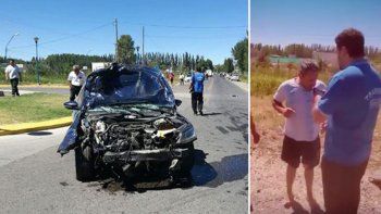 una mujer murio en tremendo accidente de transito en roca