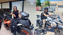 Dos viejitos piolas: Christian y Gustavo, amigos aventureros que se van a Perú en moto desde el Alto Valle.