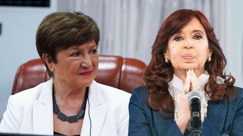 Cristina Kirchner arremetió contra la titular del FMI por su apoyo a Javier Milei: Che Kristalina