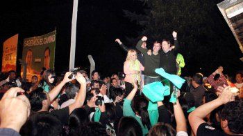 Weretilneck, en los festejos de Pogliano en El Bolsón.