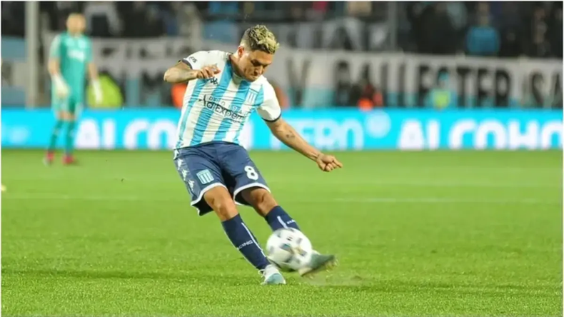 La zurda mágica de Quintero entró en acción ante Belgrano. Juanfer marcó dos golazo.