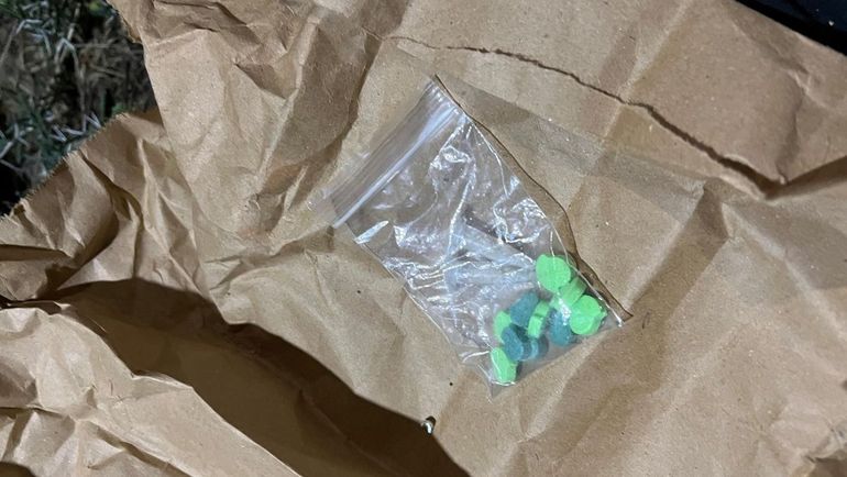 Las drogas sintética secuestradas en el operativo de tránsito realizado en Guerrico.&nbsp;