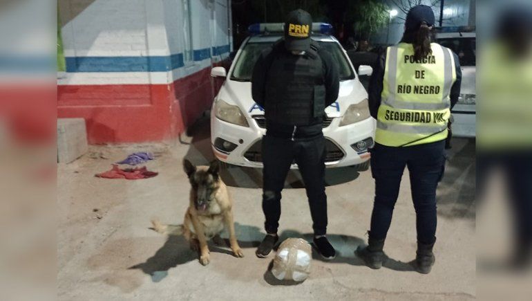 Detuvieron a dos pasajeros de un colectivo de larga distancia que salía de Cipolletti