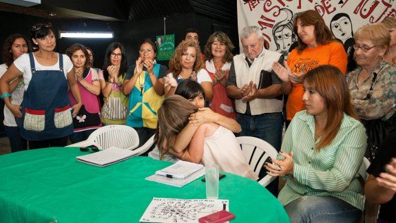La víctima hizo pública la situación, junto a integrantes de la Unter.