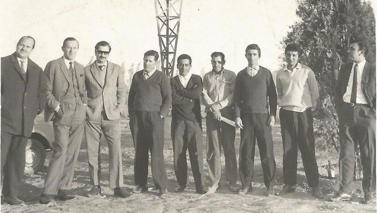 Abraham Tohmé en la Planta Transmisora que lleva su nombre.