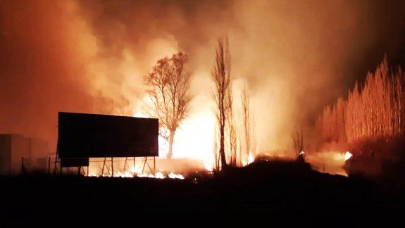 Creen que el  incendio del frigorífico fue intencional