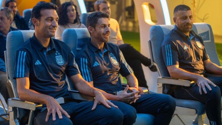 Lionel Scaloni la rompió en una publicidad.