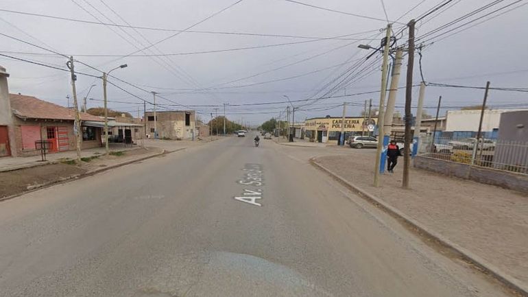 El sector donde fue atacado el septuagenario, que lamentablemente murió en General Roca. 