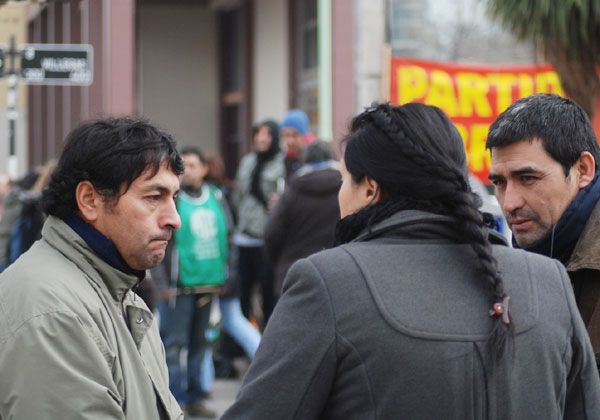 Protesta de ATE frente a la comuna