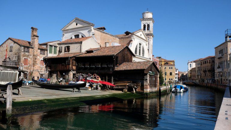 Venecia muestra sus aguas cristalinas ante la ausencia del turismo masivo. 