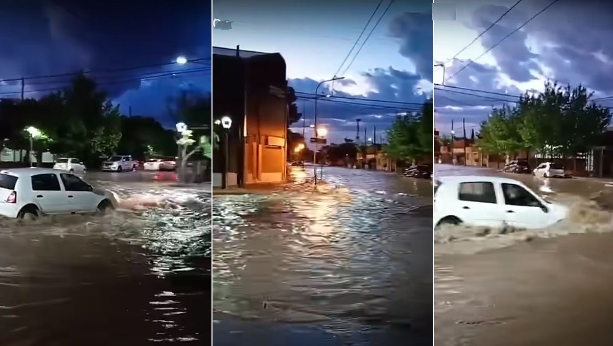La tormenta afectó el centro de Neuquén: en Cutral Co hay viviendas y calles anegadas