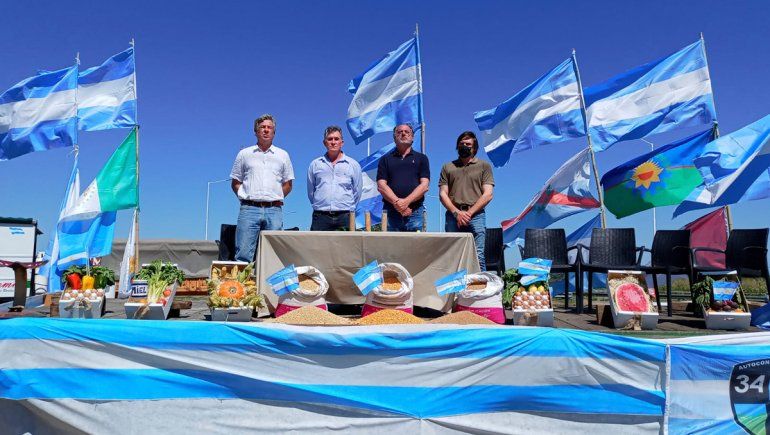 Fuerte protesta de productores contra Fernández