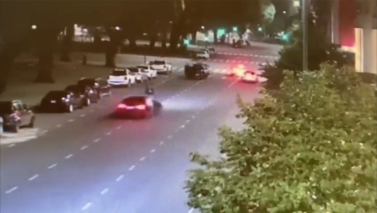 Video: el momento en el que Salvio atropella a su esposa
