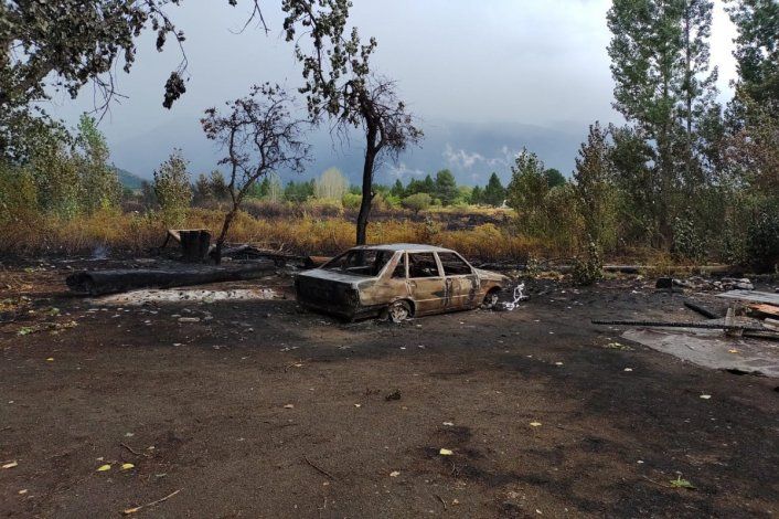 El duro relato de una madre cipoleña que sintió de cerca las llamas