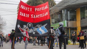 el frente dario santillan reclama lotes al municipio