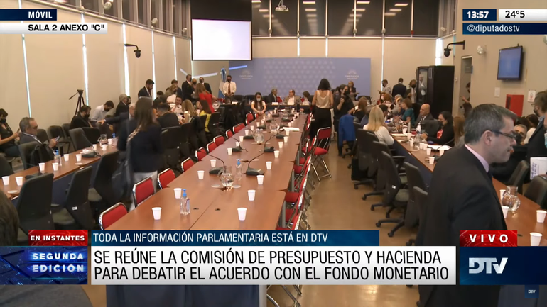 Diputados: los ministros Manzur y Guzmán explican el acuerdo con el FMI