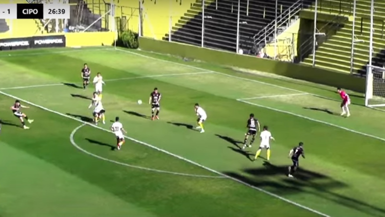 Cipolletti anotó su segundo gol mediante el remate de Díaz al ángulo izquierdo del arquero.&nbsp;
