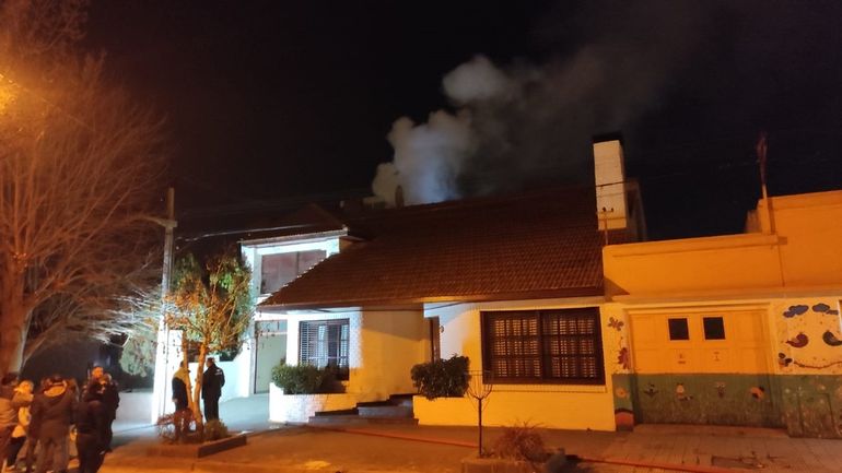 El principio de incendio ocurrió en una vivienda de Cinco Saltos.&nbsp;