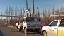Edersa restituyó el servicio en la zona afectada por el robo de cables.