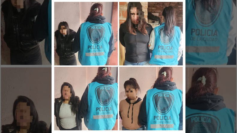 Detienen a cuatro hermanas acusadas de robos bajo la modalidad viuda negra