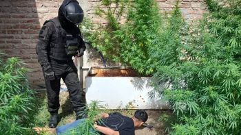 La persecución que terminó dentro de una vivienda ubicada en la calle Perito Moreno al 4100. Foto: Gentileza.