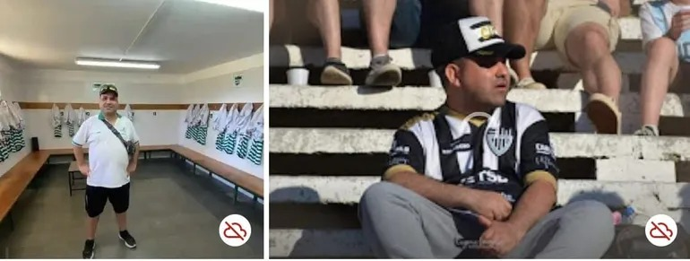 Leito en el vestuario de Marabunta y en la trubuna de Cipo, sus dos pasiones. Lo despiden con dolor.