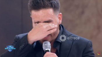 fede bal rompio en llanto por el estado de salud de su padre