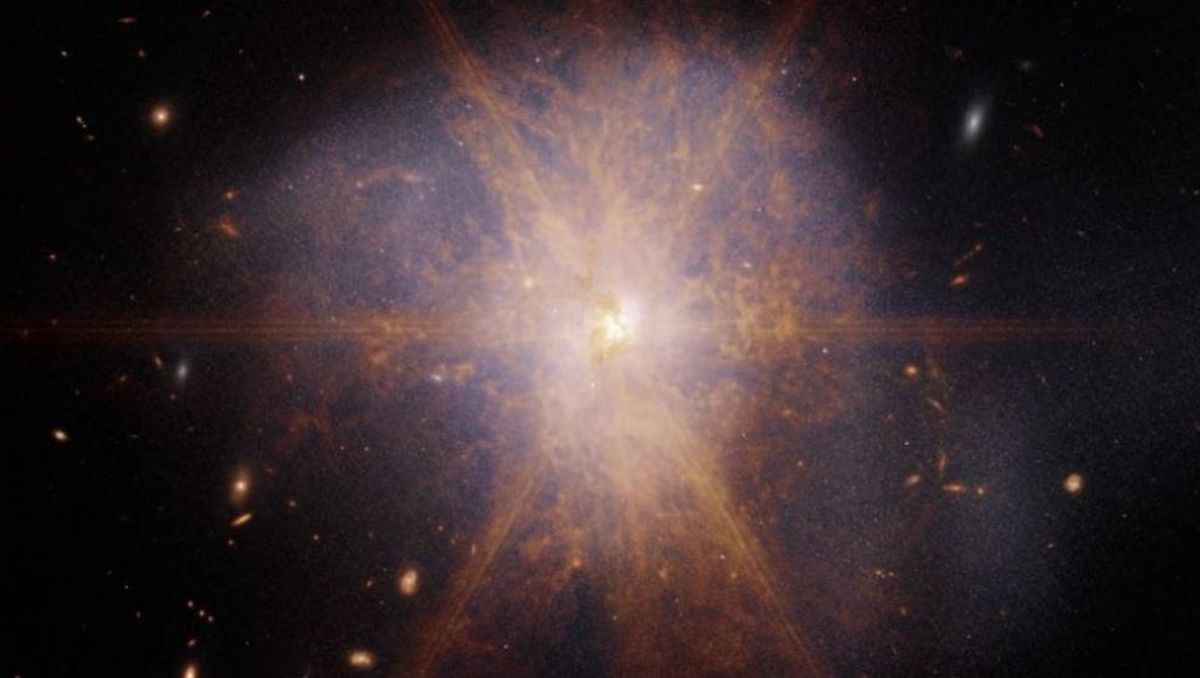 El telescopio espacial James Webb logró captar el choque entre dos galaxias