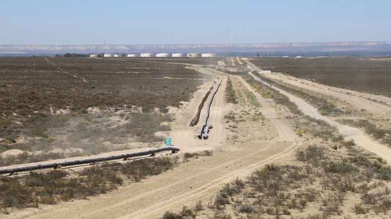 YPF avanza con las tareas para el oleoducto Vaca Muerta Sur.