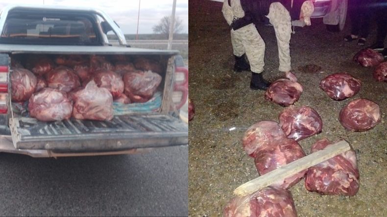 El vehículo fue interceptado en la Ruta Nacional 3, en el acceso sur a Las Grutas. Foto: Gentileza. | LMCipolletti.com El vehículo fue interceptado en la Ruta Nacional 3, en el acceso sur a Las Grutas. Foto: Gentileza.