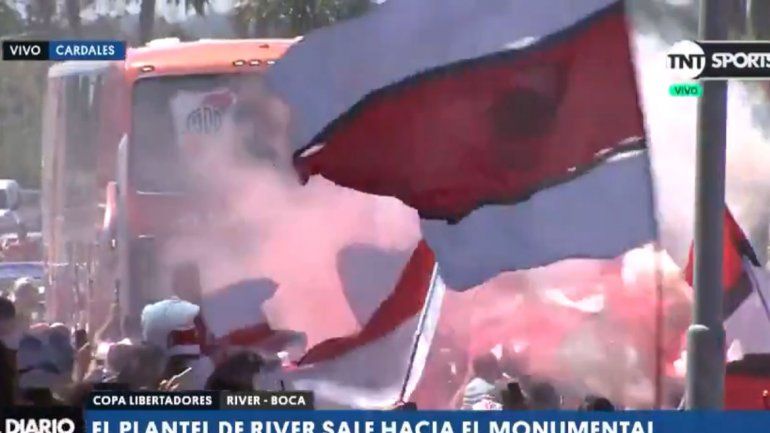 La previa: así partió River rumbo al Monumental