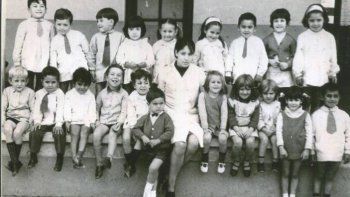 elsa beatriz baltar, maestra que se inicio con el jardin de la escuela 10